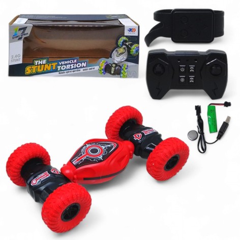 Машинка на радиоуправлении "Stunt" (красная)