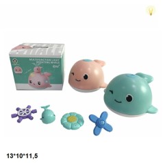 Набір для ванної водограй 6013 кит батар.світ.2кол.кор.13*10*11,5 