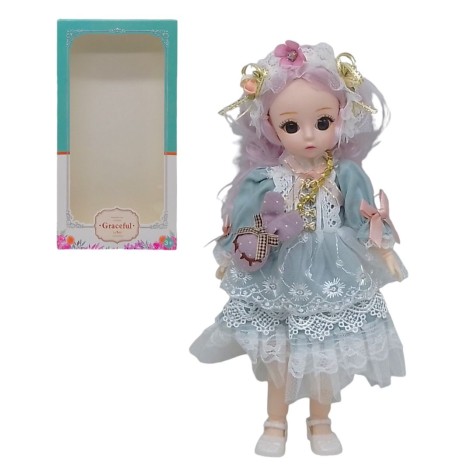 Лялька шарнирная "Graceful" (30 см), оливковая