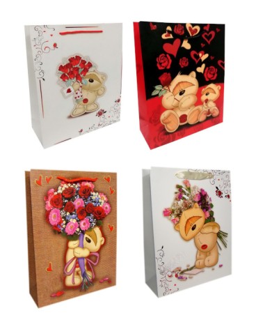 Подарочный пакет картон 200грм, 