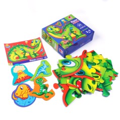 Пазл підлоговий картонний Roter Kafer "Динозаври" RK7010-01