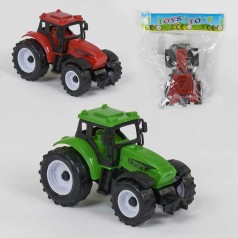 Трактор игрушечный 2 цвета, инерция, 9*5*5 см