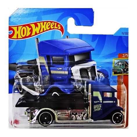 Машинка Hot Wheels Fast-bed Hauler чорно-синя