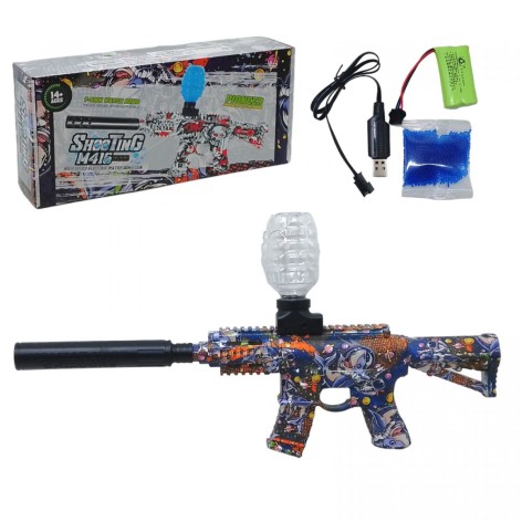 Автомат электрический "M416", аккумулятор, орбизы.