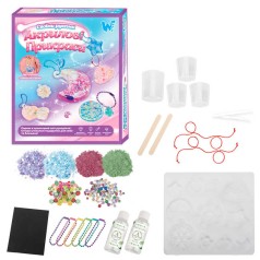 Акрилові прикраси WToys, 2 види, епоксидний клей, активатор, силіконовий молд, прикраси, ланцюжки, в кор. 