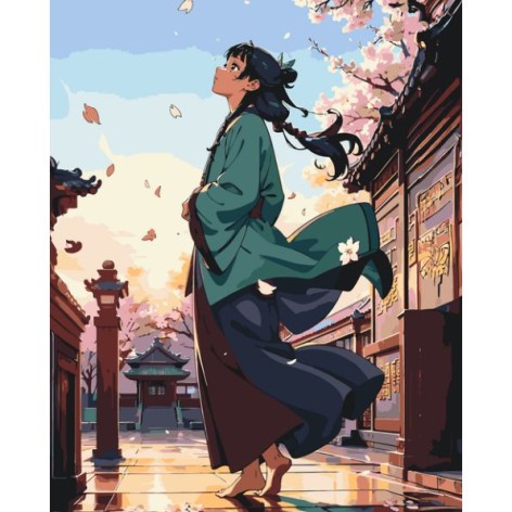 Картина по номерам "Аниме. Монолог фармацевта" 40х50 см