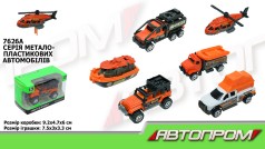 Машина мет. АВТОПРОМ 1:64,6 видів, кор. 8*5*5см 