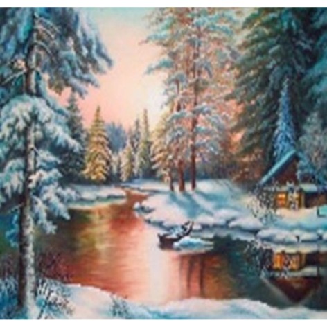 Алмазна мозаїка за номерами 40*50 