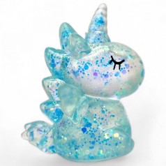 Антистрес "Єдиноріжка" 10 см, блакитна