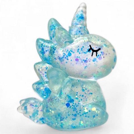Антистрес "Єдиноріжка" 10 см, блакитна