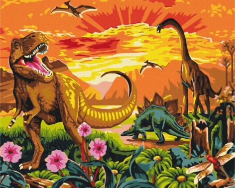 Картина за номерами: Світ минулого 40*50 BS52257