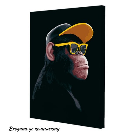 Картина по номерам Riviera Blanca Monkey №2 40x50 см (RB-1159)