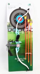 УЦЕНКА 30% Лук высота лука 60 см, 3 стрела с присосками, на листьях 