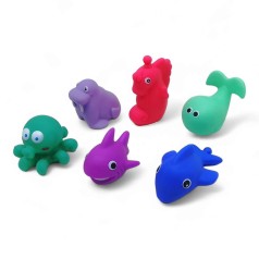 Писковка 508-247 6 штук, животные, в сетке