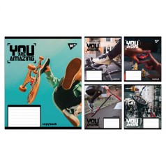 А5/36 кл. Yes You are amazing, зошит учнівський загальний, ціна за 15 шт. //