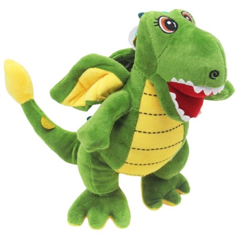 Мягкая игрушка "Дракончик" (темно-зеленый)