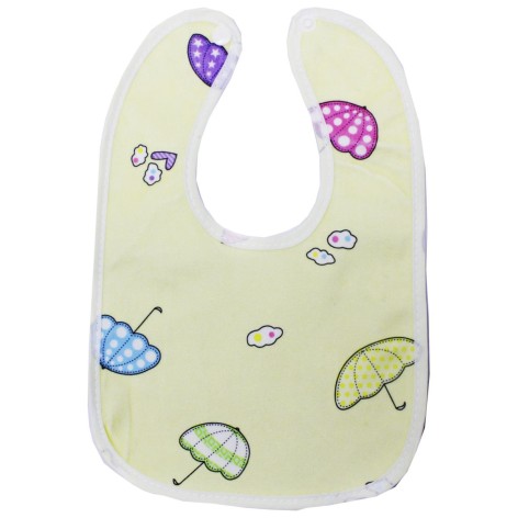 Слюнявчик тканевый на кнопке 