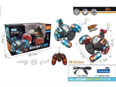 Радіокерований Трюкач 326-67 акум.USB.муз.світ.оберт.на 360гр.кор.18*16*17 