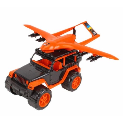 Набор игрушечного транспорта Technok "Джип и беспилотник" Яркий внедорожник и беспилотник для сюжетно-ролевых игр (0853)