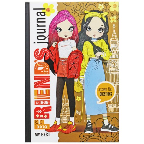 Анкета для девочек горчичная