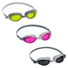 Очки для плавания BW тонированные ударопрочные поликарбонатные линзы с УФ-защитным и противозапотевающим покрытием, регулируемый ремешок, 3 цвета, от 14 лет /24/