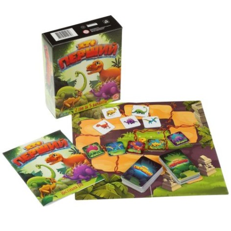 Настільна міні гра "Хто перший"