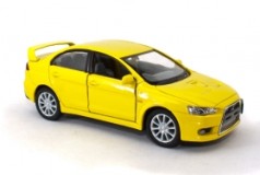 Машинка KINSMART "Mitsubishi Lancer Evolution X" (желтая)