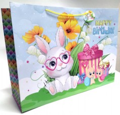 Подарунковий пакет 250грм, матова ламінація, 66x48x20см по 2шт в уп. //