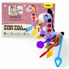 Брязкальце з прорізувачем, сиреневе