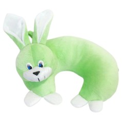 М'яка іграшка Подушка ріжок заєць зелений арт.ZL4341 Золушка