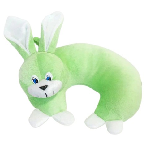 Мягкая игрушка Подушка рожок зеленый заяц арт.ZL4341 Попелюшка