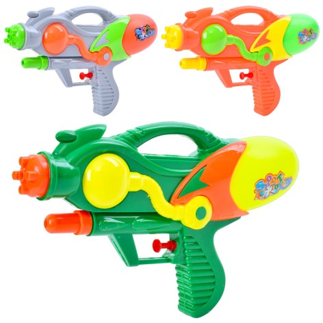 Водяний пістолет помпа, 3 кольори, кул, 26см 