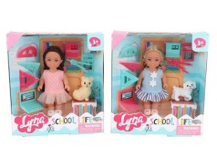 Кукла 2 вида, любимец, аксессуары, в кор. /168-2/