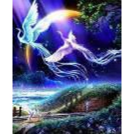 Алмазная мозаика по номерам 30*40 