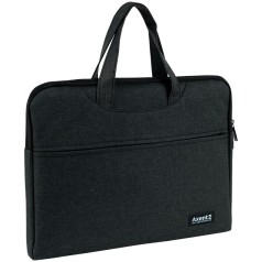 Текстильная сумка для документов, A4, 1 отделение, тёмно-серая