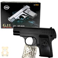 Пістолет іграшковий з пульками 