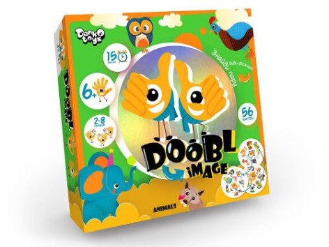 Настільна гра "Doobl image: Animals" (укр)