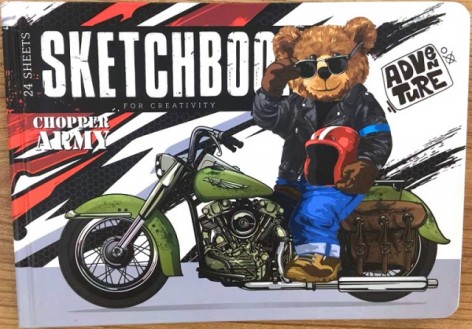 Скетчбук N9448, А5, 24арк. чисті аркуші