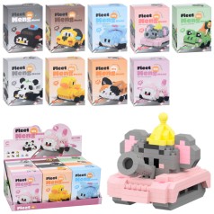 Конструктор животное-транспорт, от 256дет, в кор-це, (9 видов) /32/288/9шт в кор. 28,5-12,5-15,5см