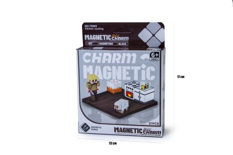 Конструктор магнитный Charm Magnetic 27 деталей 9965
