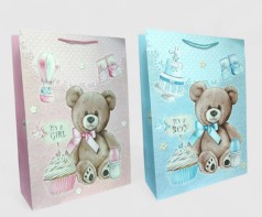 Подарочный пакет картон 200грм, 