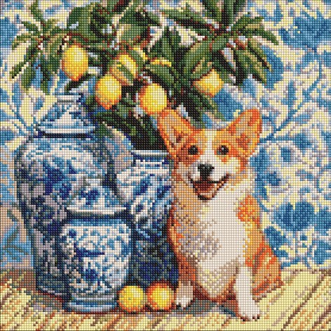 Алмазная мозаика на подрамнике Ideyka 