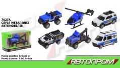 Машина мет. АВТОПРОМ 1:64,6 видів, кор. 8*5*5см 