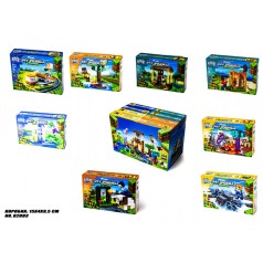 Конструктор MINECRAFT арт.82003 /18/144/8шт у кор.