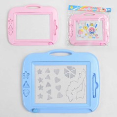 Дощечка для малювання ЧОРНО-БІЛА зі штампами, 2 кольори, 1шт в п/е 