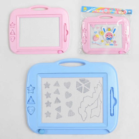 Дощечка для малювання ЧОРНО-БІЛА зі штампами, 2 кольори, 1шт в п/е 