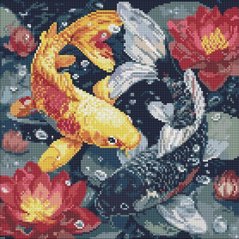 Алмазная мозаика на подрамнике Ideyka 