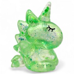 Антистрес "Єдиноріжка" 10 см, зелена