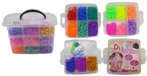 Набор для плетения-резинки 1500шт.в кор.