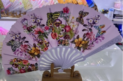 Аксесуар віяло Метелики 6 мікс 